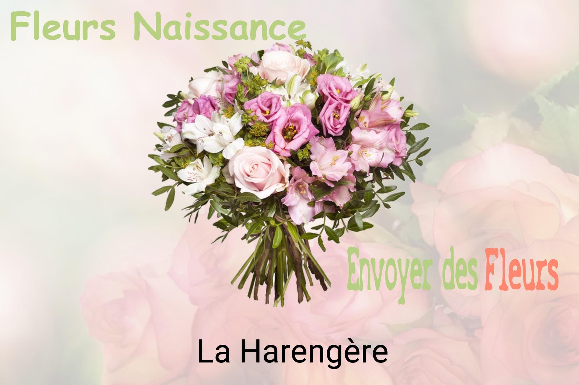 Bouquet de fleurs de naissance livré à La Harengère